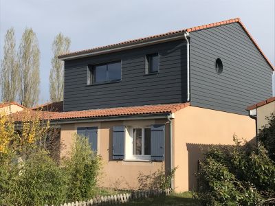 Surélévation  en ossature bois d’une maison