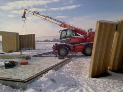 Construction Red Cedar, maison ossature bois 1