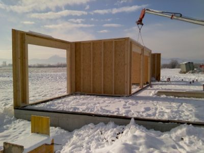 Construction Red Cedar, maison ossature bois 2