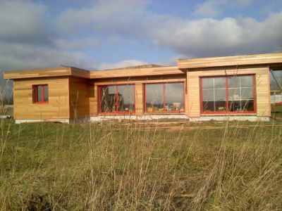 Construction Red Cedar, maison ossature bois 13