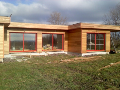 Construction Red Cedar, maison ossature bois 15
