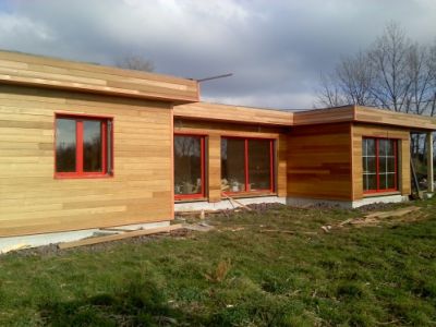 Construction Red Cedar, maison ossature bois 17